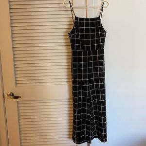 Graphic black & white jumpsuit
